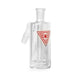 Red Eye Glass 14mm 45 degree Clear Ash Catcher with UFO Perc Ash Catcher Smoking Cat Distribution Default Title