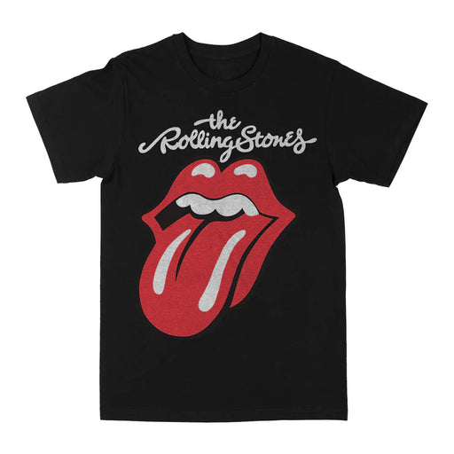 Rolling Stones | “Solid Tongue” Unisex Black T-Shirt - Officially Licensed Short Sleeve Philcos Medium