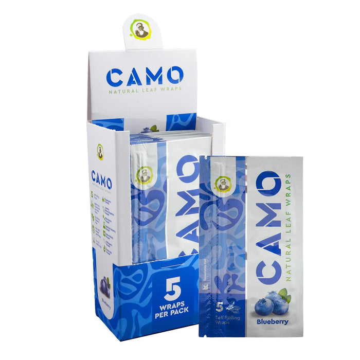 CAMO | Natural Leaf Wraps Leaf Wrap Cannatron Blueberry