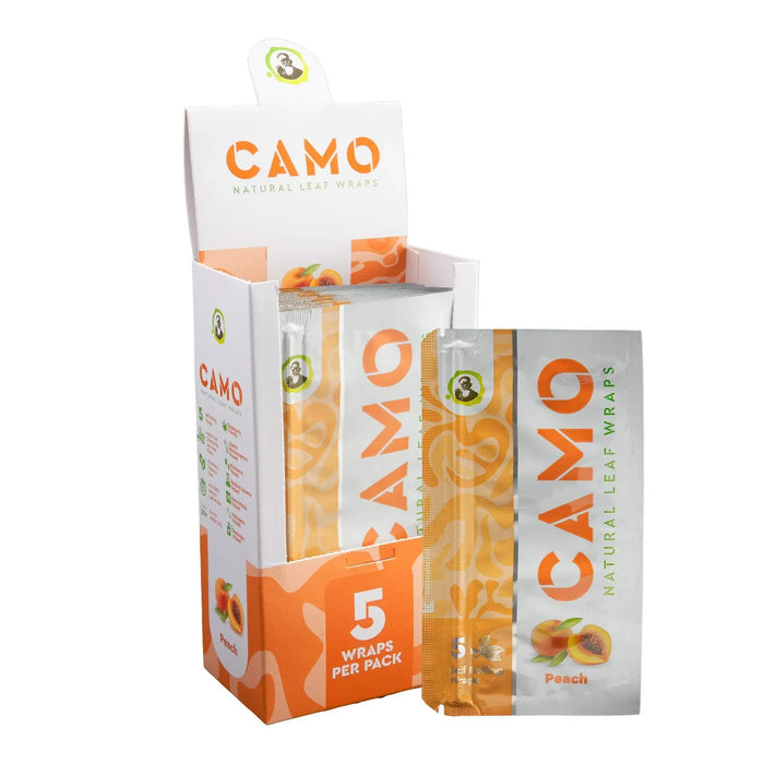 CAMO | Natural Leaf Wraps Leaf Wrap Cannatron Peach