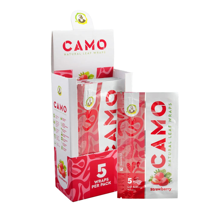 CAMO | Natural Leaf Wraps Leaf Wrap Cannatron Strawberry