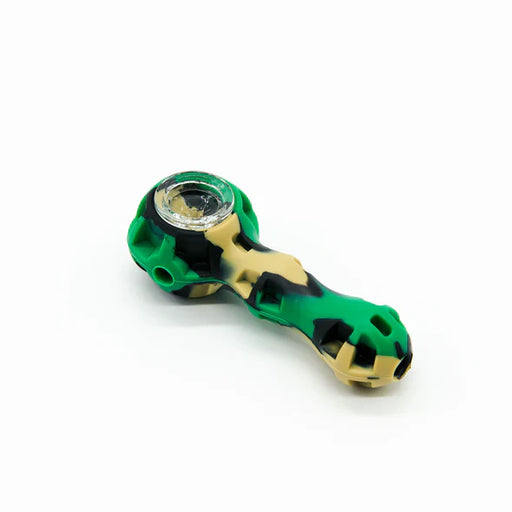 Silicone Hand Pipe w/ Tool – Assorted Colors | Durable, Portable & Easy to Clean Silicone Pipe Small Biz Distributors