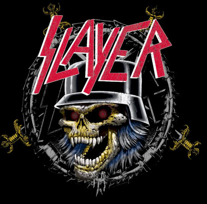 Slayer | "HELMET " Men's T-Shirt-Black- Officially Licensed Short Sleeve Philcos