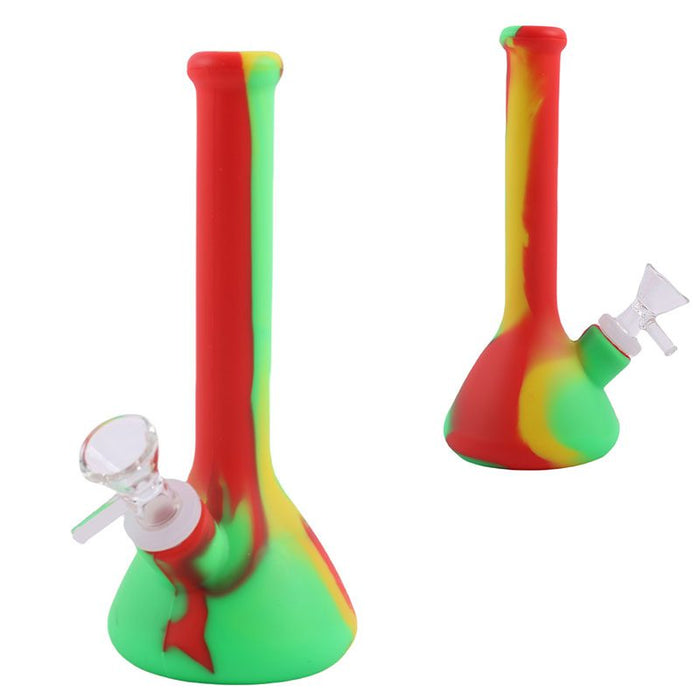 7.5″ Silicone Long Neck Bong [SMKE-076] Resin · Silicone · Plastic Bong Canadian Distributor Rasta