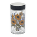 180ml Glass Storage Jar with Sticker Design – Compact & Stylish [SMKZ-145] Jar Canadian Distributor Sunflower