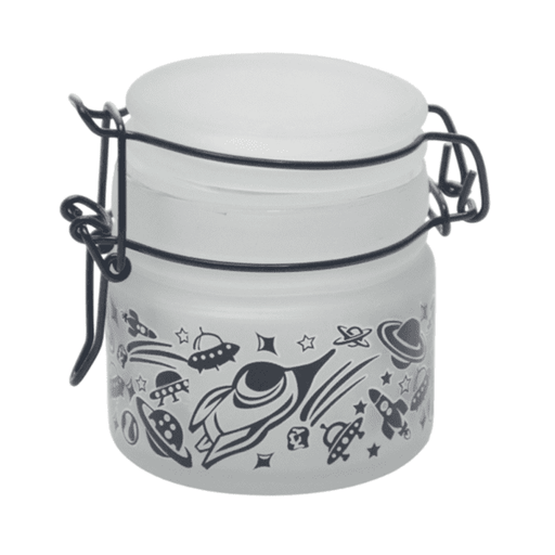 UFO Design Glass Storage Jar-Multiple Sizes Available [SMKZ-141] Jar Canadian Distributor 90 ml