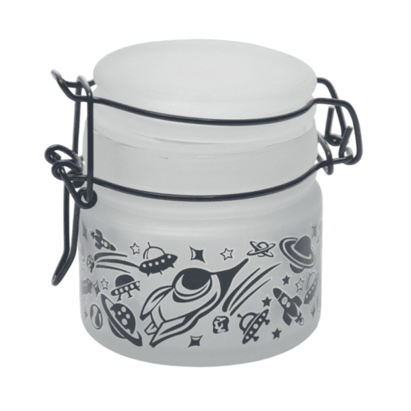 UFO Design Glass Storage Jar-Multiple Sizes Available [SMKZ-141] Jar Canadian Distributor 90 ml