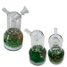 6" Center Piece Rig Waterpipe – Assorted Designs Glass Bong Canadian Distributor Green Grass