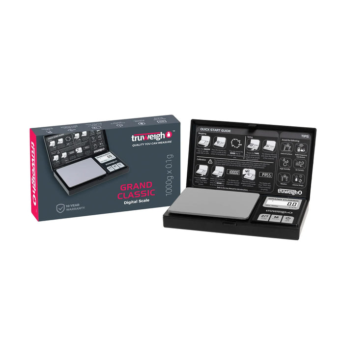 Truweigh | Grand Classic Digital Mini Scale – 1000g x 0.1g Scale Cannatron
