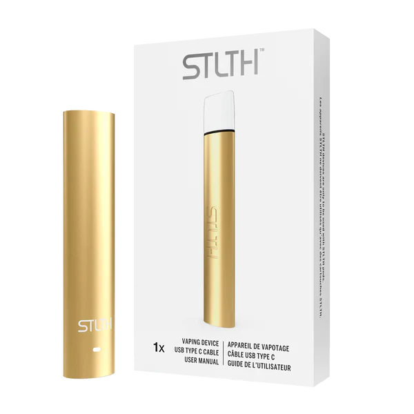 STLTH VAPE TYPE-C DEVICE Vaporizer ONE Gold Metal