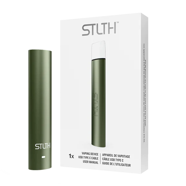 STLTH VAPE TYPE-C DEVICE Vaporizer ONE Green Metal