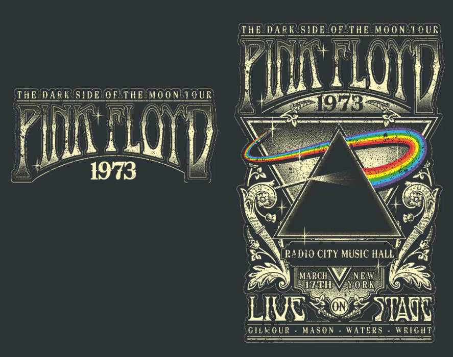 Pink Floyd | Authentic "DSOTM 1973" Hoodie (Officially Licensed) Long Sleeve Smoking Cat Distribution