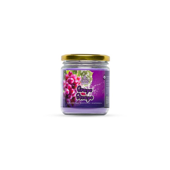 SMOKE OUT odour eliminating candle 13 oz. Candle 420 Paradise GRAPE ESCAPE