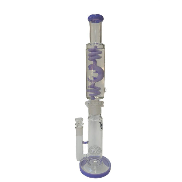 Xtreme | 19.5″ Frost Branch Freezable Triple coil (TDO-017) Glass Bong Canadian Distributor Purple