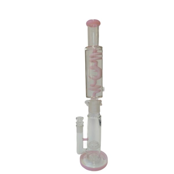 Xtreme | 19.5″ Frost Branch Freezable Triple coil (TDO-017) Glass Bong Canadian Distributor Pink