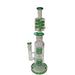 Xtreme | 15″ Dual Tree Frost Freezable coil (TDO-020) Glass Bong Canadian Distributor Green