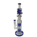 Xtreme | 15″ Dual Tree Frost Freezable coil (TDO-020) Glass Bong Canadian Distributor Blue