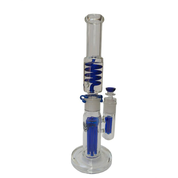 Xtreme | 15″ Arctic Stem Freezable coil (TDO-021) Glass Bong Canadian Distributor Blue