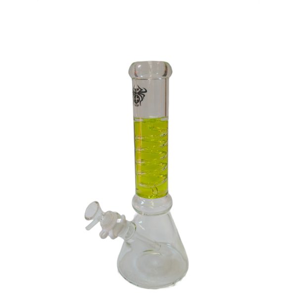 Xtreme | 12" CryoBlend Freezable coil (TDO-035) Glass Bong Canadian Distributor Yellow