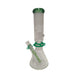 Xtreme | 12″ Frost Nova Triple -Tier Beaker Bong (TDO-003) Glass Bong Canadian Distributor Green