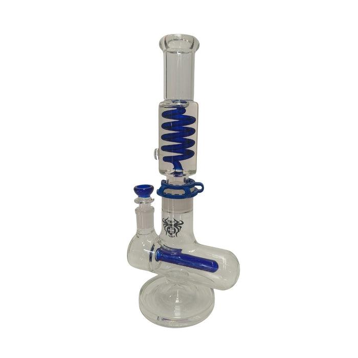 Xtreme | 16″ Freezable Coil Inline Perc Bong (TDO-004) Glass Bong Canadian Distributor