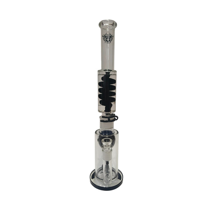 Xtreme | 19″ Frost Recycler Freezable coil (TDO-008) Glass Bong Canadian Distributor Black