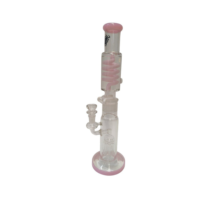 Xtreme | 15″” Xtreme Frost Tree Freezable coil (TDO-009) Glass Bong Canadian Distributor Pink
