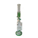 Xtreme | 18" Arctic Stream Duo Perc Freezable coil (TDO-033) Glass Bong Canadian Distributor Green