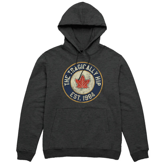 The Tragically Hip | Authentic Maple Leaf est. 1984 Hoodie (Officially Licensed) Long Sleeve Smoking Cat Distribution Small