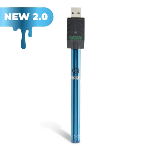 Ooze | Twist Slim Pen 2.0 - 320 mAh Flex Temp Battery - Sapphire Blue 510 Battery ONE