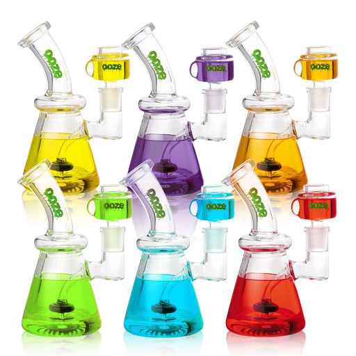 Ooze | Glyco Bong Glycerin Chilled Glass Water Pipe Glass Bong Cannatron