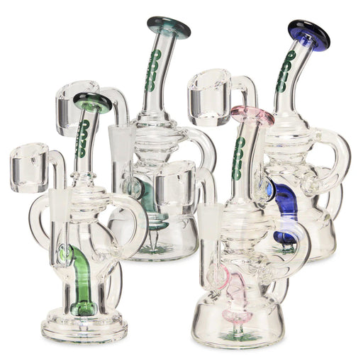 Ooze | Quartz Mini Rig - Flood Glass Rig Cannatron