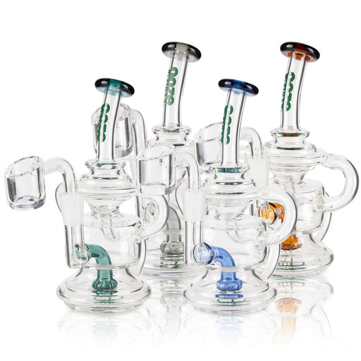 Ooze | Quartz Mini Rig - Undertow Glass Rig Cannatron