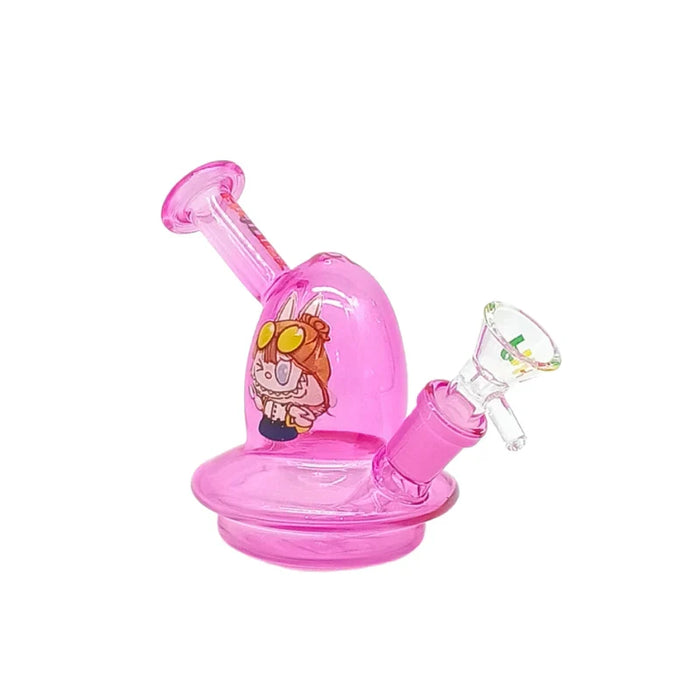 HYDRO | 4.3" Color Glass Mini Rig (MST214) Glass Bong The MST Purple