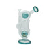 LOTUS | 10.2" Mini Glass Bong with Colored Bowl (MST280) Glass Bong The MST Lake Green