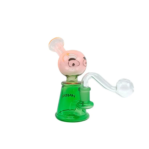 HYDRO | 4.8" Colored Glass Mini Rig (MST205) Glass Rig The MST Orange + Green