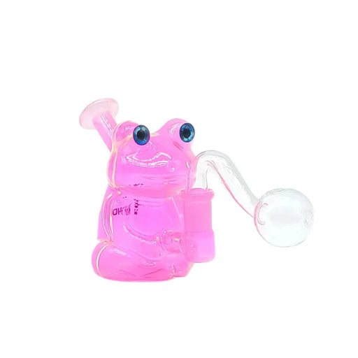 HYDRO | 3.8" Colored Glass Mini Rig (MST207) Glass Rig The MST Pink