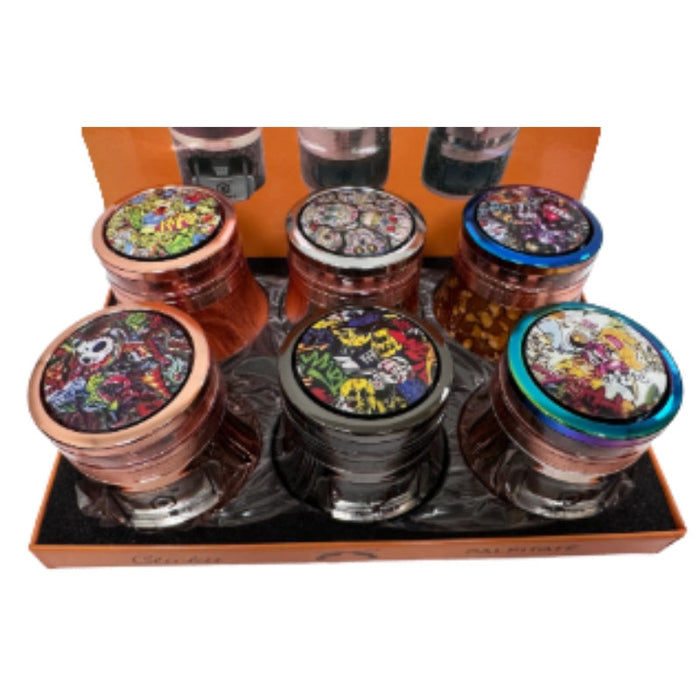 Spinnable RM Cartoon Sticker Grinder – MG-065-3 Display Pack The MST Default Title