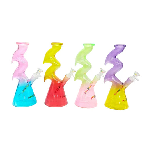 HYDRO | 10.4" Zig-Zag Beaker Glass Bong (MST224) Glass Bong The MST
