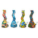 Twisted Silicone Bong with Glass Bowl-Assorted (MST243) Resin · Silicone · Plastic Bong The MST