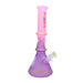 HYDRO | 12" Colored Glass Beaker Bong (MST217) Glass Bong The MST Pink + Purple