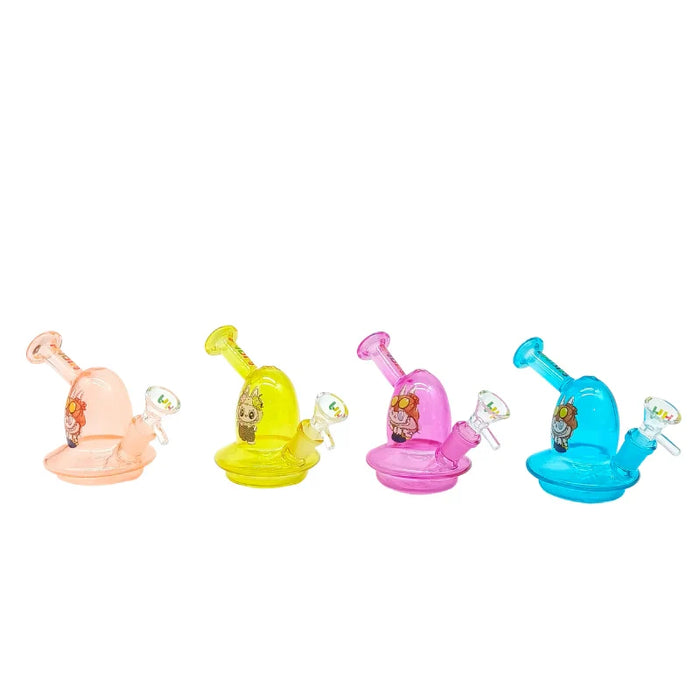 HYDRO | 4.3" Color Glass Mini Rig (MST214) Glass Bong The MST