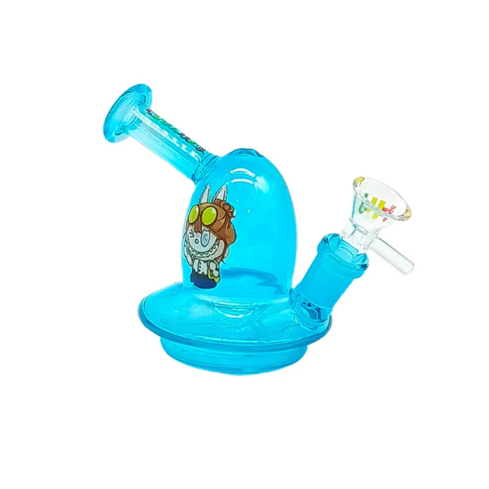 HYDRO | 4.3" Color Glass Mini Rig (MST214) Glass Bong The MST Blue
