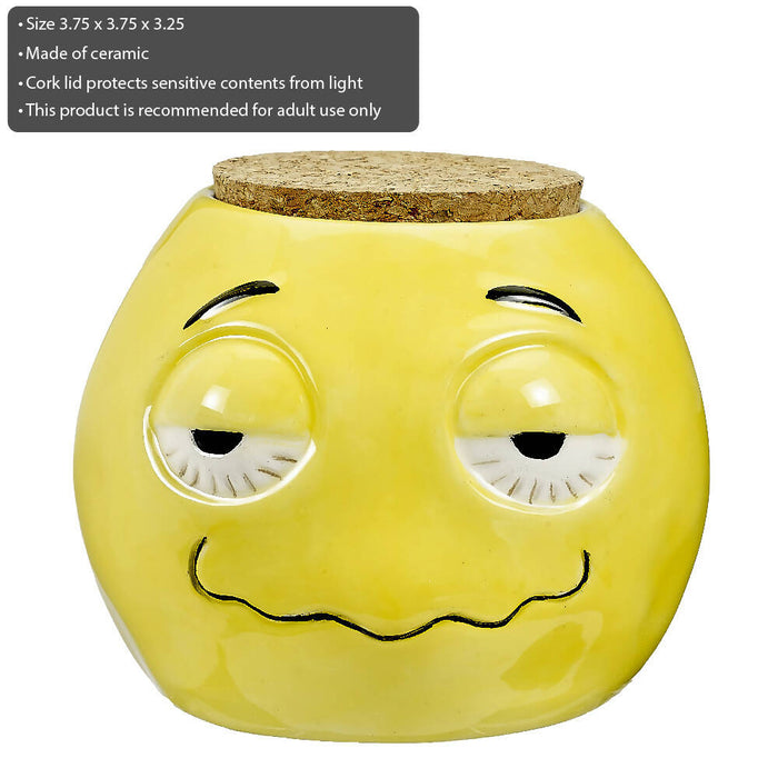 STONED EMOJI STASH JAR Jar Roast and Toast Gifts