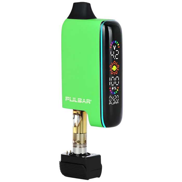 Pulsar | 510 DL5.1 Precision Voltage Control Vape Battery with LCD Screen [TP-CV-PL1003] 510 Battery ONE Green