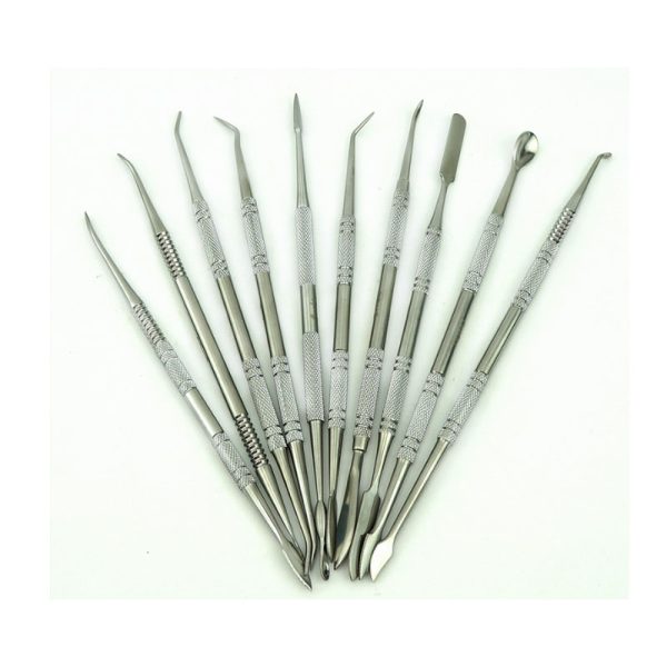 10 Pcs 440 Stainless Steel Dabber Tool Set [WY-008] Cap · Dabber · Insert · Clip · Nail Canadian Distributor