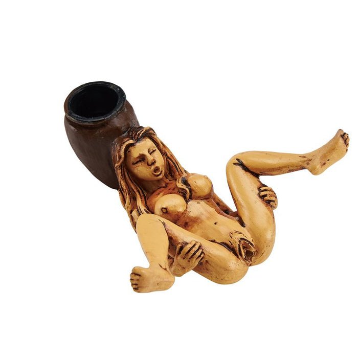 5" Smoking Pipe Girl 3 Design [YDS-006] Resin Pipe Canadian Distributor