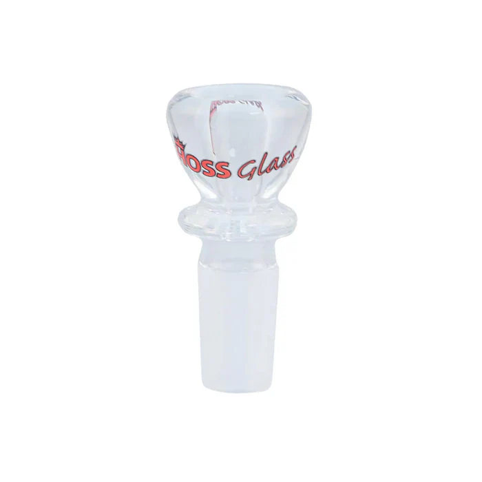 Hoss Glass | 19mm Full colour chunky snapper bowl [YX20C] Bowl · Popper Smoking Cat Distribution Clear