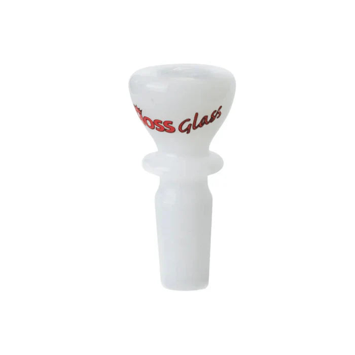 Hoss Glass | 19mm Full colour chunky snapper bowl [YX20C] Bowl · Popper Smoking Cat Distribution White