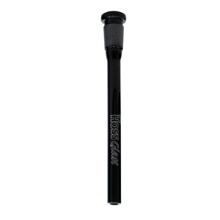 Hoss Glass | 6.25" Flush Mount Open Ended full Colour Downstems [YX23C] Downstem · Bowlstem Smoking Cat Distribution Black